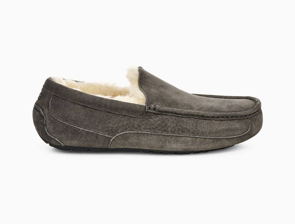 UGG Ascot Loafers Herr Charcoal/MörkGrå - MR2ZX